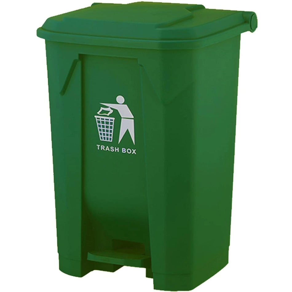 Recycling Dustbin Rubbish Pedal Bin Waste Trash Kitchen Home Office 30L 50L 80L Multiple Colour