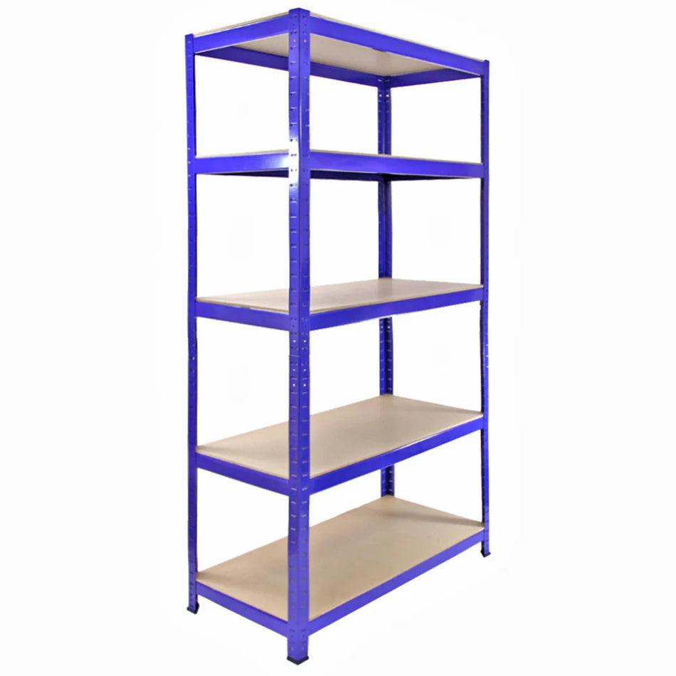 270cm - 3 x RaxWorks 90cm Blue Racking With Bay Connectors